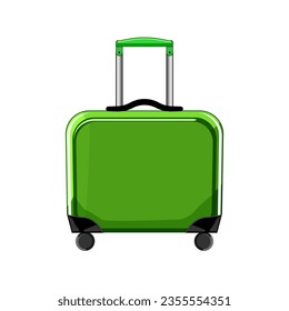baggage kid luggage cartoon. summer man, tourist holiday, people black baggage kid luggage sign. isolated symbol vector illustration