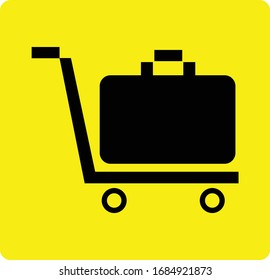 baggage languages carrier service sign  