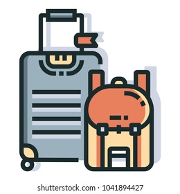 Baggage Line color icon
