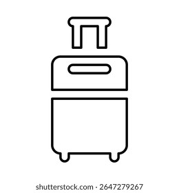 Baggage, Luggage Icon , Line Vector graphics