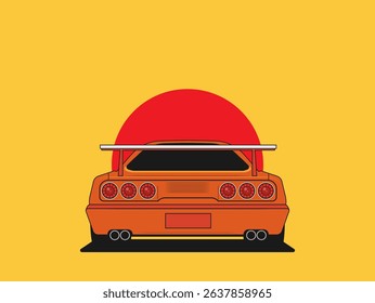 Baggage, luggage, suitcases on background. Flat style vector illustration.