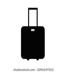Baggage, luggage, travel bag icon. Vector logo template illustration design.