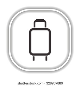 Baggage  Modern design flat style icon