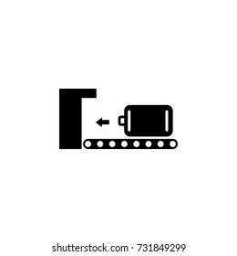 Baggage Screening icon on white background