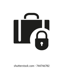 Baggage service concept icon