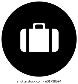 Baggage Sign Black. Vector.