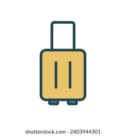 Baggage, Suitcase icon design template
