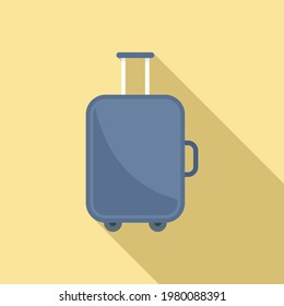 Baggage tourist icon. Flat illustration of Baggage tourist vector icon for web design