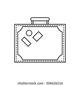 Baggage of travel and tourism  concept