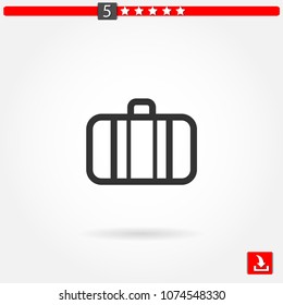 baggage vector icon