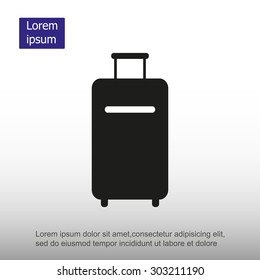 Baggage vector icon