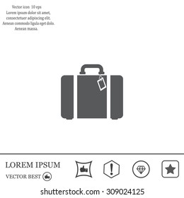 baggage vector icon