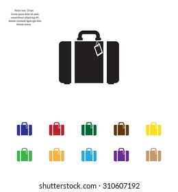 baggage vector icon