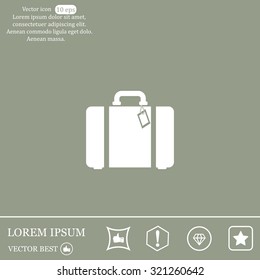 baggage vector icon