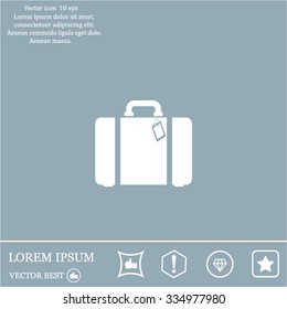 baggage vector icon