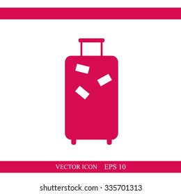 Baggage vector icon