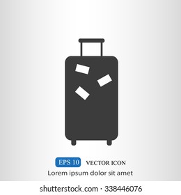 Baggage vector icon