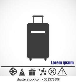 Baggage vector icon