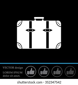 baggage vector icon