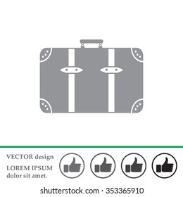 baggage vector icon