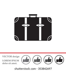 baggage vector icon