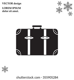 baggage vector icon