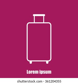 Baggage vector icon
