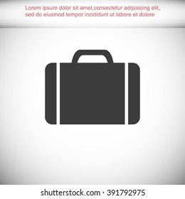 Baggage vector icon
