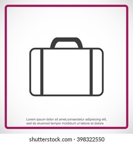 Baggage vector icon