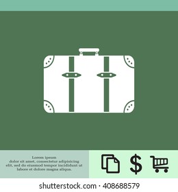 baggage vector icon