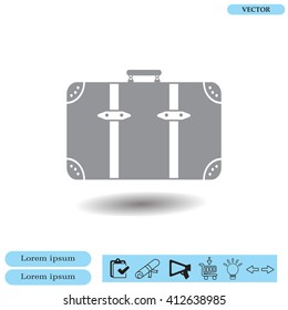 baggage vector icon