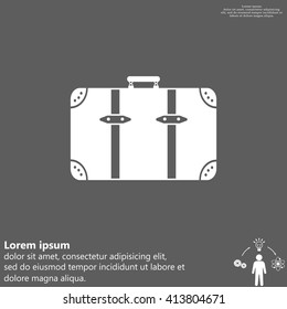 baggage vector icon