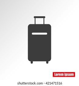 Baggage vector icon
