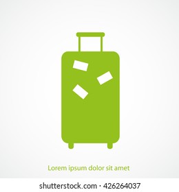 Baggage vector icon

