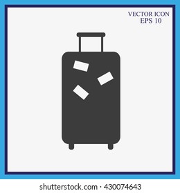 Baggage vector icon
