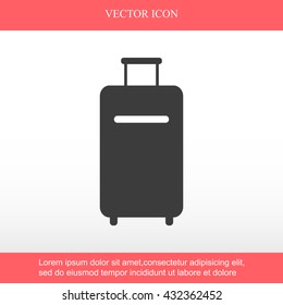 Baggage vector icon
