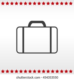 Baggage vector icon

