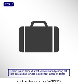 Baggage vector icon