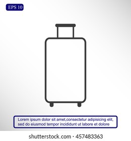 Baggage vector icon