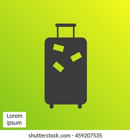 Baggage vector icon
