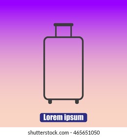 Baggage vector icon