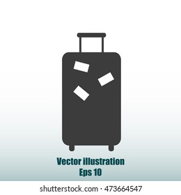 Baggage vector icon
