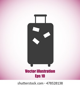 Baggage vector icon