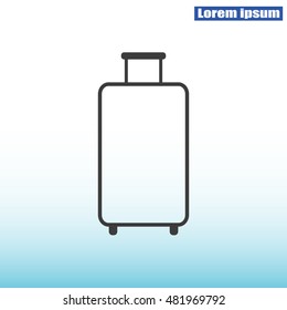 Baggage vector icon