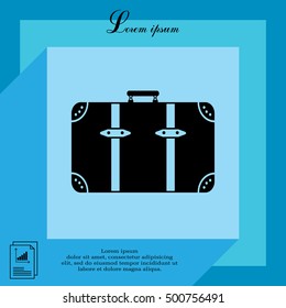 baggage vector icon