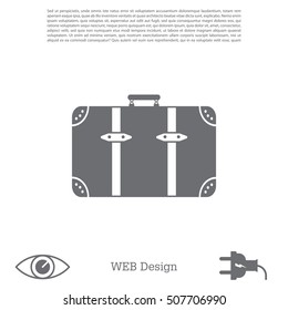 baggage vector icon