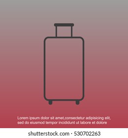 Baggage vector icon