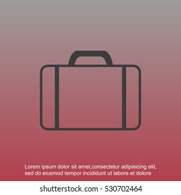 Baggage vector icon