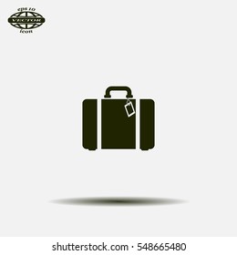 baggage vector icon