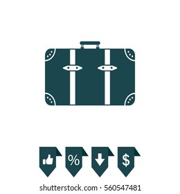 baggage vector icon